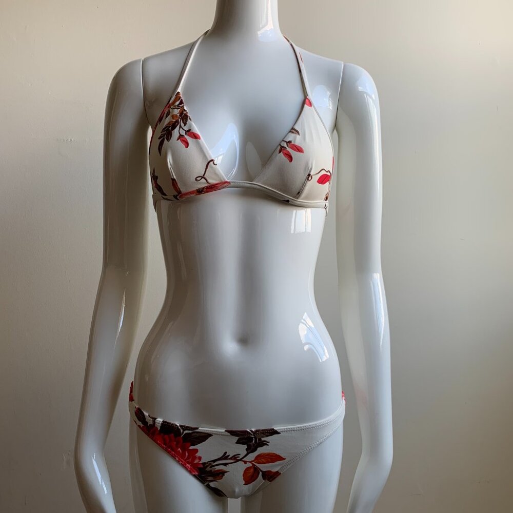 Sauvage asian flower bikini